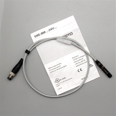 SME-8M-DS-24V-K-0,3-M8D FESTO气缸磁性开关感应器传感器543861.