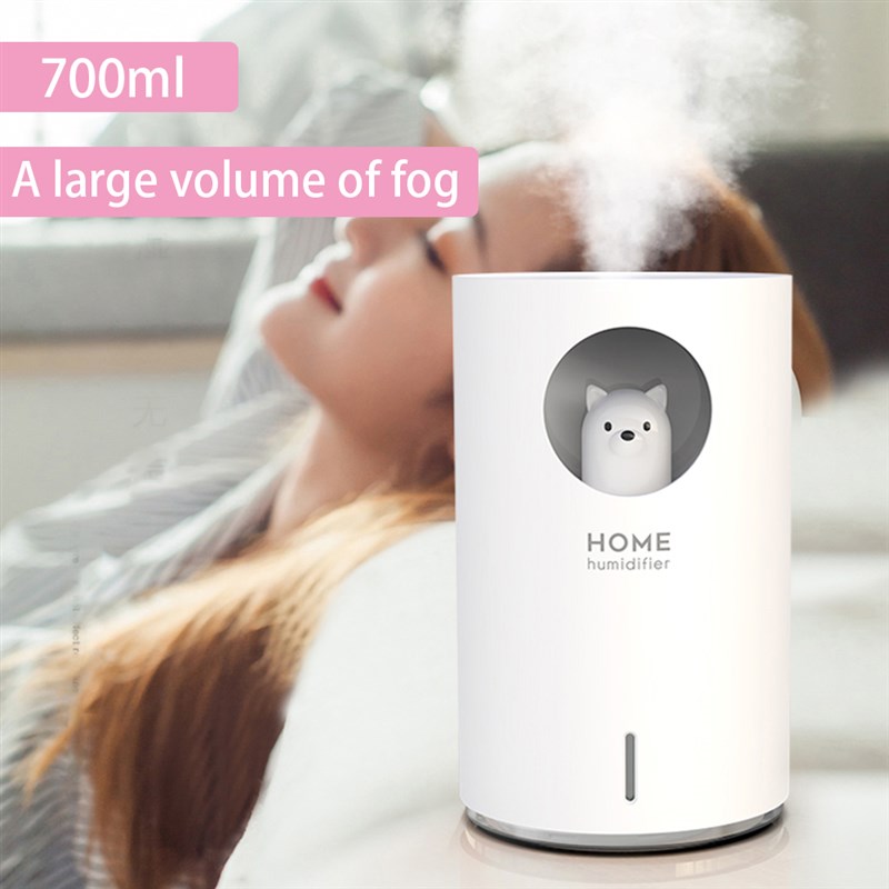 700ML Pet Ultrasonic USB Air Humidifier Timing SAroma Essent