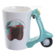 Tour Painted Funny Bai Youth 网红3D Motorcycle Mug Travel