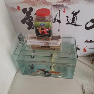 鱼缸盖子上盖顶盖防跳盖网罩盖板配件顶部防溅水防猫鱼跳缸网透明