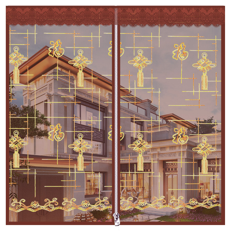 拉链防蚊纱窗网自粘魔术贴加密窗纱帘透气家用磁性免打孔门帘定制,居家日用,纱窗/纱门,淘宝优惠券,粉丝福利购,淘宝优惠卷