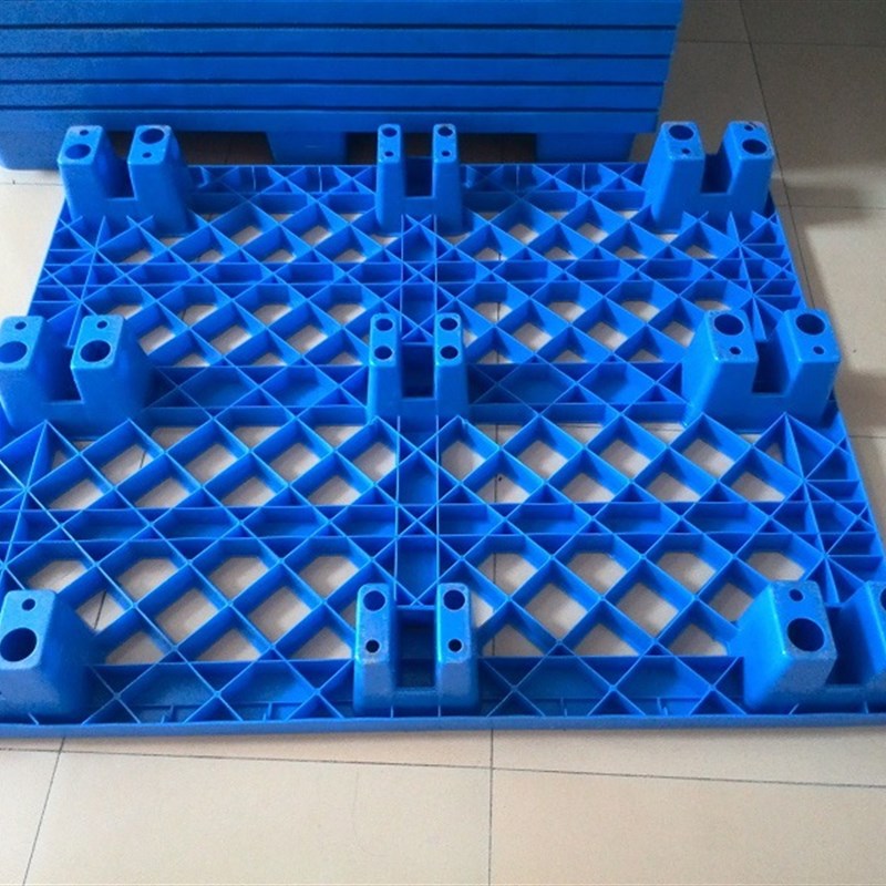 加厚九脚网格塑料托盘卡板台物机栈板货高垫板地堆板仓库托板出i.