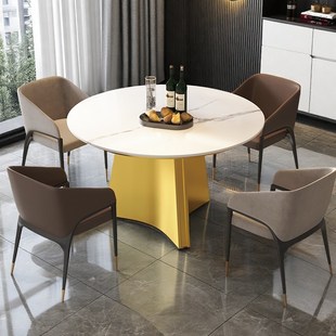 桌腿支架奢石圆形餐桌支架圆桌腿大理石桌脚支撑家用岩板圆台桌脚