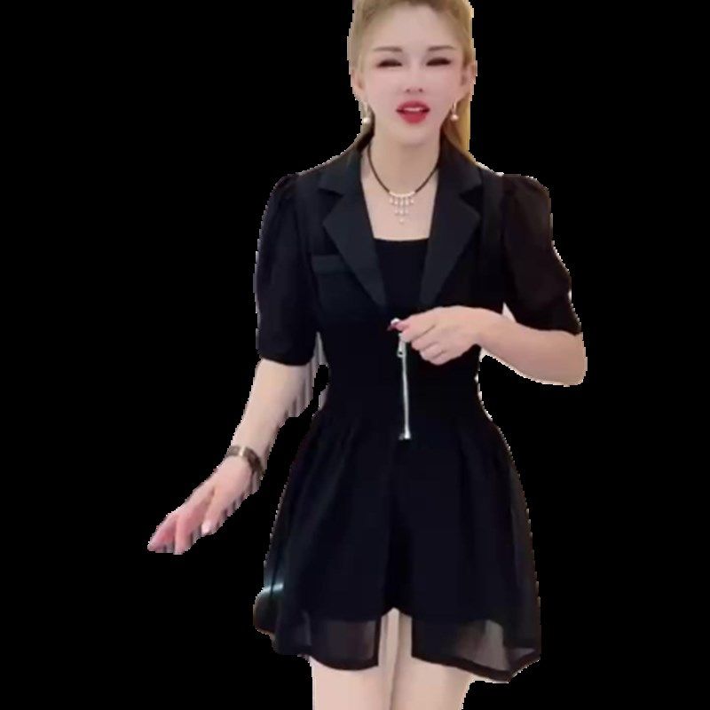 时尚气质高级感三件套女夏季新款雪纺连衣裙简约吊带背心百搭短裤,女装/女士精品,时尚套装,淘宝优惠券,粉丝福利购,淘宝优惠卷