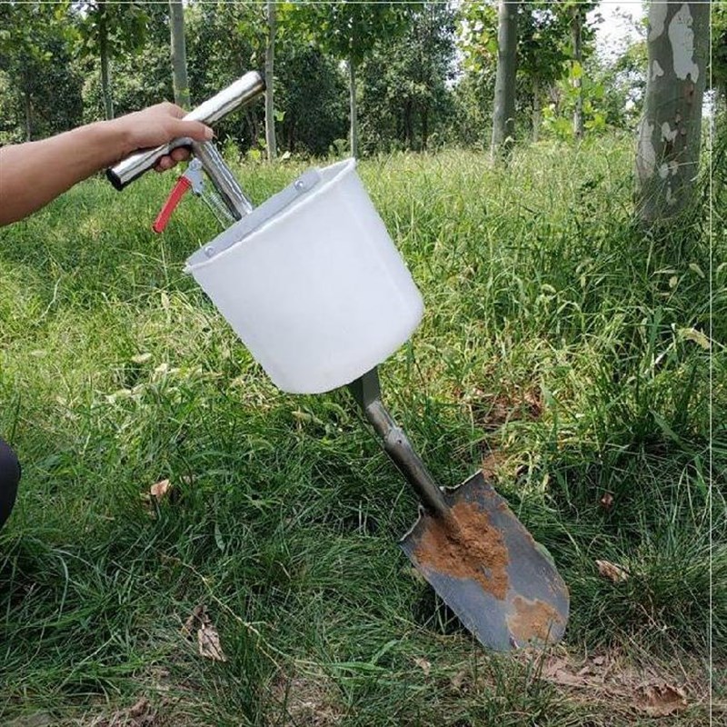 机施肥器全自动背式农型硬地苗木手下果M蔬地动小用农具撒肥器