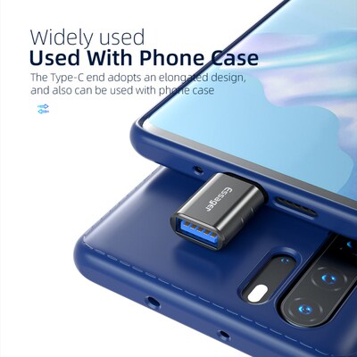Essager Type C To USB OTG Adapter USB 3.0 To USB C Male Con