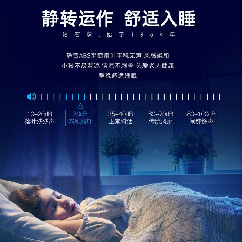 钻石牌(Diamond)风扇灯吊扇灯餐厅客厅灯具套餐中式卧室LED照明电属于什么档次？