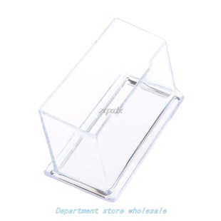 Desk Business Clear Stand PMMA Display 推荐 Holder Deskt Card