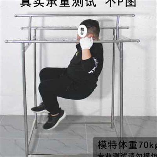 晾衣架落地家用伸缩折叠室内不锈钢杆式架子阳台防风晾衣杆晒被子