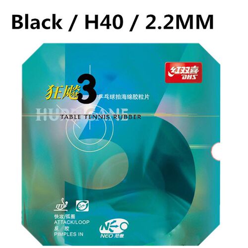 DHS NEO Hurricane 3 ( Loop+Control ) Pips-In Table Tennis (P