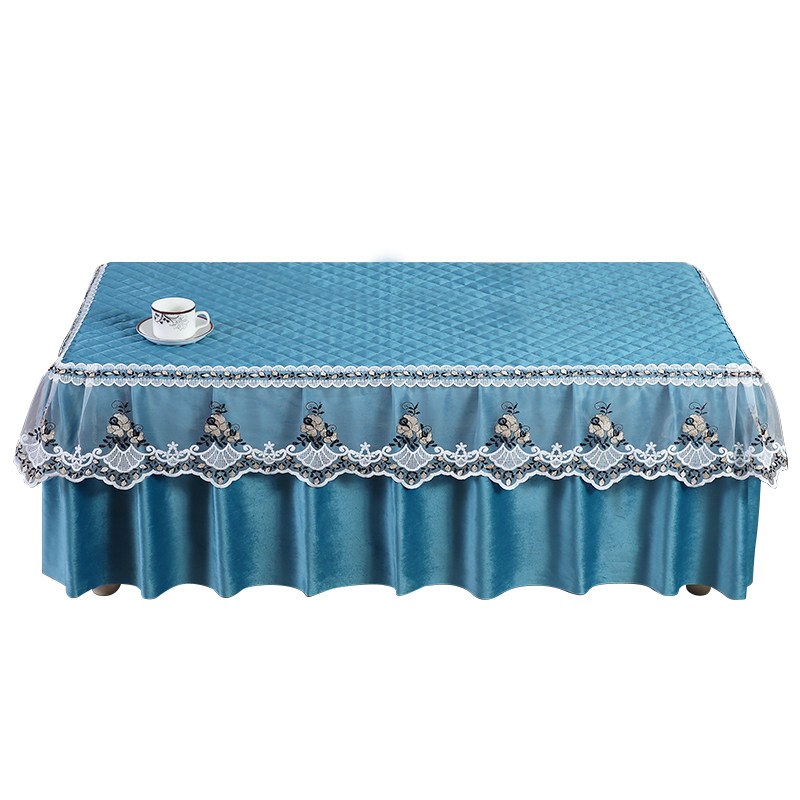 防滑茶几套罩全包简n约现代蕾丝桌布垫客厅盖布长方形茶机桌罩台,居家布艺,桌布,淘宝优惠券,粉丝福利购,淘宝优惠卷