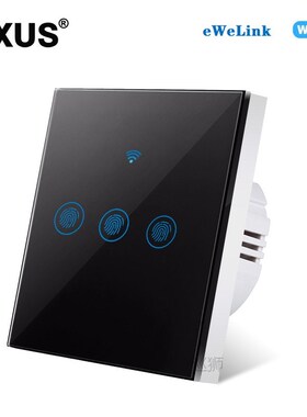 Wall Touch Switch EU Standard 1/2/3Gang 1Way Ewelink Smart S