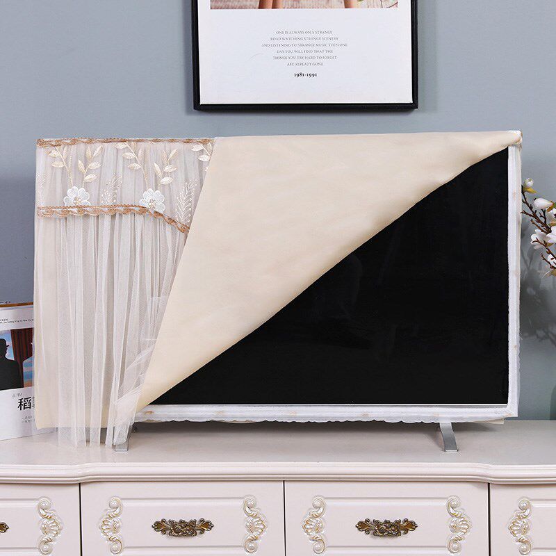 电视罩防尘罩55寸65寸70寸75挂式曲面台式电视机盖布液晶2024新款