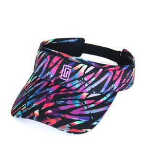 冠戒时尚遮阳帽印花速干休闲透气空顶帽运动跑步户外夏季太阳帽