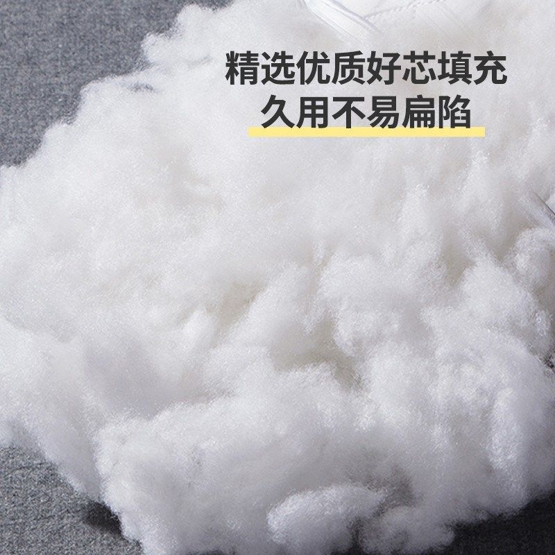 0J0沙发抱枕靠垫客厅毛绒双面靠枕腰枕可拆洗抱枕套含芯靠