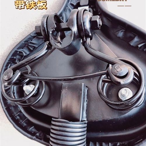 三轮车坐垫带靠背电n动车鞍座电瓶车座子自行车车座加大宽座垫座