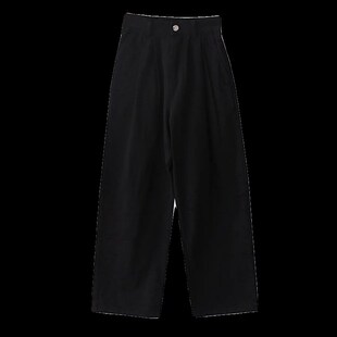 宽松显高搭配145xs休闲直筒裤 女夏季 阔腿裤 150小矮个子卡其色工装