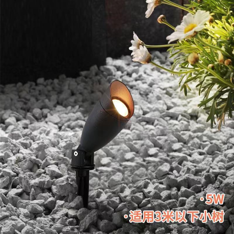 插地灯led户外防水草坪景观庭院花园照树灯绿化插泥投光灯射树灯
