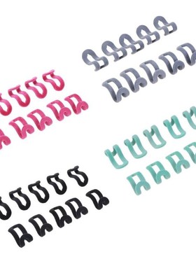 10PCS/Lot Mini Flocking Cloth Hanger Hook Clothes Easy Hange