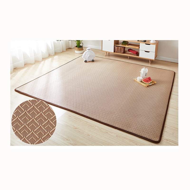 日式侘寂卧室爬爬垫家用夏季专用床上凉席客厅藤席可代发厂家直供