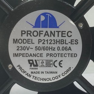 2173HBL HBT 230V P2123 轴流风扇风机 2175 ETS 台湾为弘