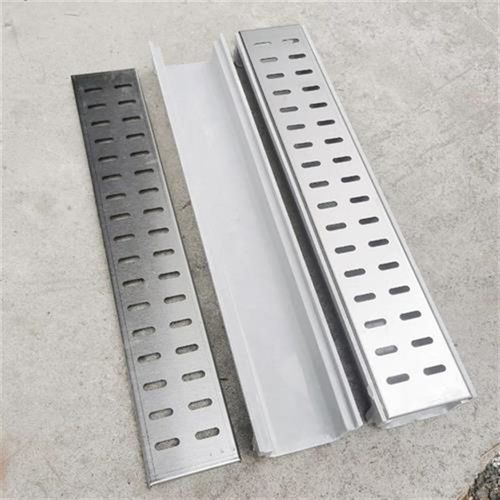 成品排水沟U形槽厨房排水沟槽 不锈钢盖板水沟排水槽地沟水槽
