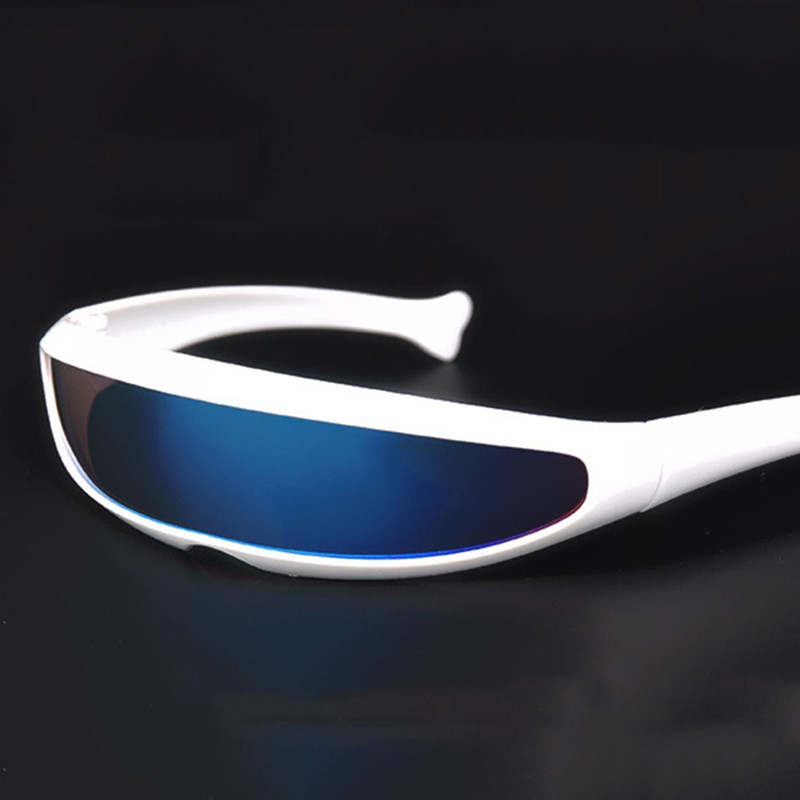 极速Futuristic Narrow Cyclops Visor Sunglasses Eyeglasses U