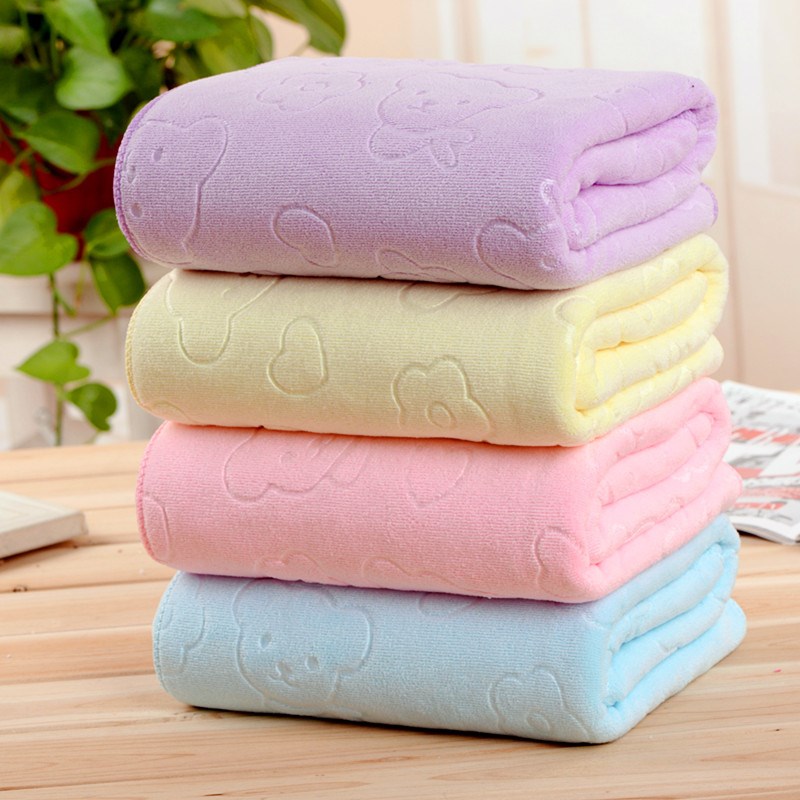 Bath-Towel Washcloth Soft 70x140cm Absorbent Microfiber Quic