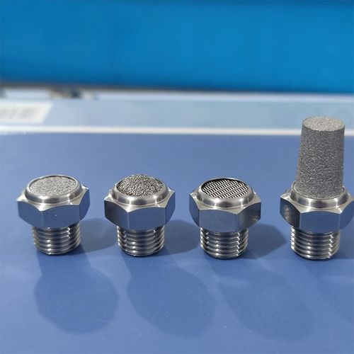 304不锈钢消声器宝塔BSL-01 02平头降噪消音器BSLM气动静音器接头