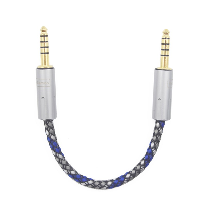 4.4mm Male to Male 8 Core Silver Plated Headphone Adapters