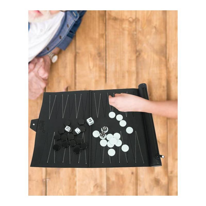 Leather Chessboard Backgammon P International Chess Set Boar