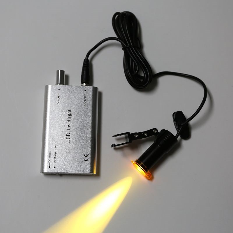 Rechargeable Protable 5W Headlight with Filter for Dental Lo