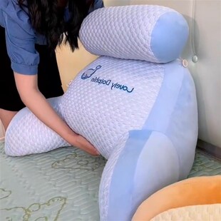 床头靠垫软包护颈枕头靠垫护腰神器玩手机看书榻榻米大靠背可拆洗