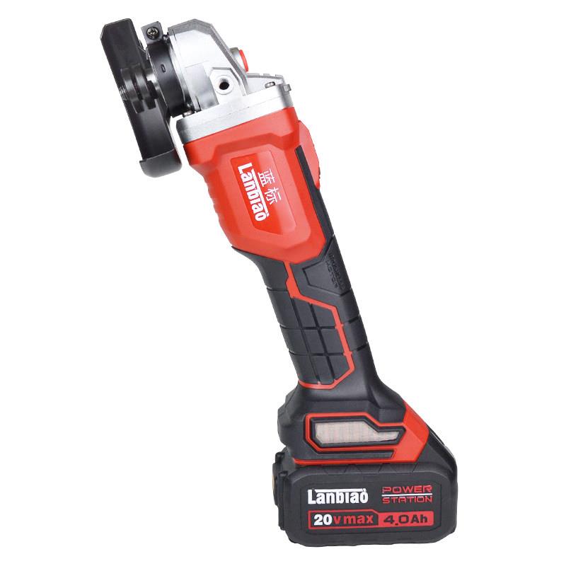 蓝标80a9无刷锂电角磨机无线充电磨光机多功能角磨机切割机