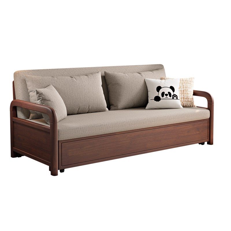 全实木沙发床折叠两用2024年新款中式客厅沙发床单人小户型伸缩床,住宅家具,沙发床,淘宝优惠券,粉丝福利购,淘宝优惠卷