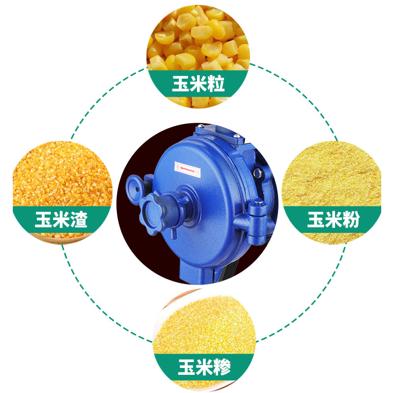 150磨粉机大功率电n动商用打粉机五谷杂粮干湿两用粉碎机家用220