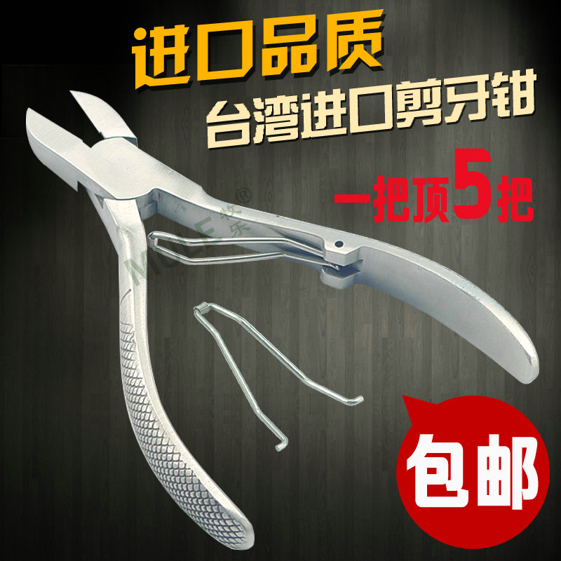 精品仔猪剪牙钳 兔子剪牙钳小猪剪牙齿钳子仔猪牙V钳不锈钢剪牙钳