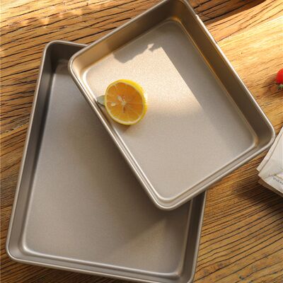 极速Pan Baking tray rectangular oven non-stick nougat snow c