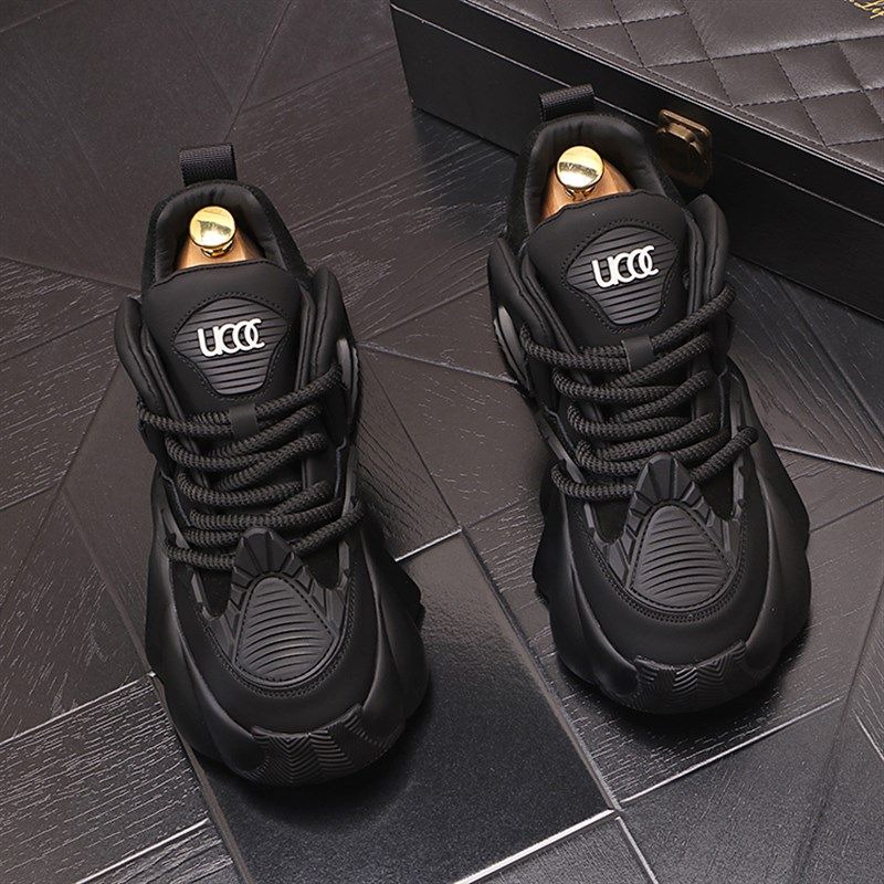 老爹鞋男款秋冬季新款增高鞋厚底白色保暖男鞋子时尚休闲运动鞋男,流行男鞋,老爹鞋,淘宝优惠券,粉丝福利购,淘宝优惠卷