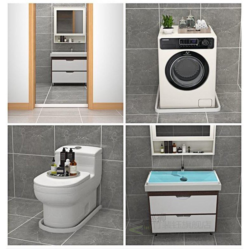 1PC Threshold Water Dam Shower Barrier Bathroom And Kitchen