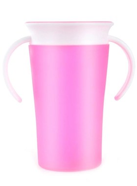 360 Degree Trainer Cup Baby Toddler Training Sippy Anti Spi