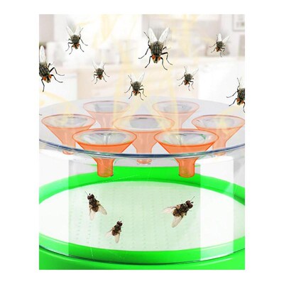 Reusable Clear Green Killing Fruit Fly Catcher Flies Killer