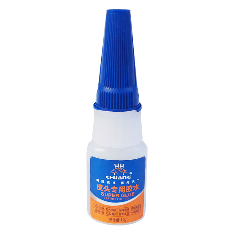 闯牌皮头专用胶j水粘稠吃胶量少30秒固化轻松调正保持弹性打感通
