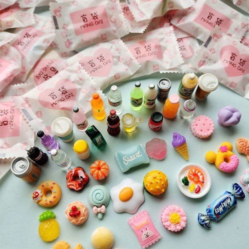 自制仿真盲盒零食迷你盲袋小礼物分享幼儿园小学生奖励可爱玩具