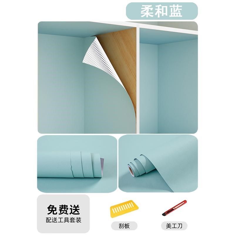 衣柜内部贴纸翻新自粘防水防潮甲醛无橱柜子抽屉墙纸家具防霉新款