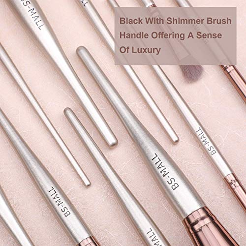 极速BS-MALL Makeup Brush Set 15pcs Makeup Brushes Premium Sy