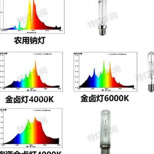 巴士达大功率植物生长补光灯农用钠灯金卤灯400W600W1000W光源