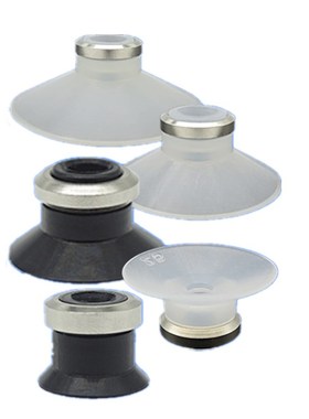 SMC型真空吸盘ZP10 13 16 20 25 32 40 50UN/US平形单层橡胶吸嘴