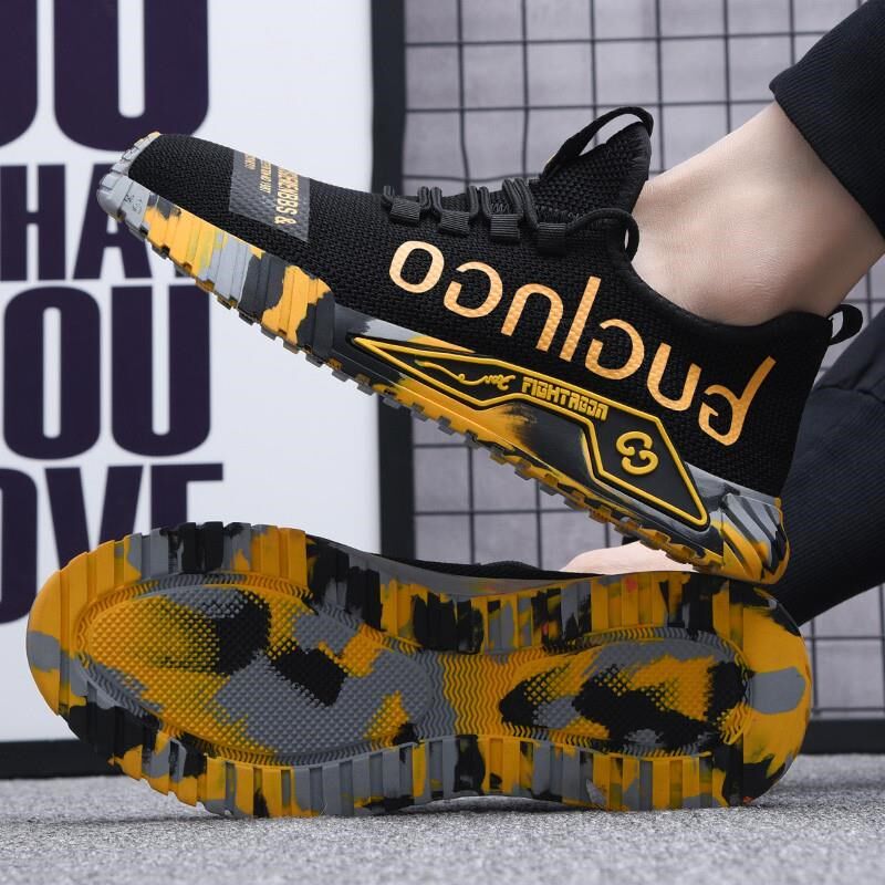 男鞋夏季2021新款薄款夏天透气网面运动鞋休闲鞋防臭男士鞋子网鞋