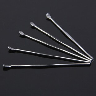5Pcs Stainless Steel EarPick Cleaner Ear Pick Wax Curette Re